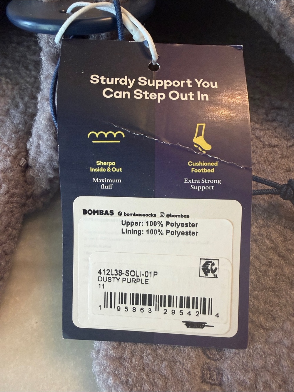 ✨NWT✨ Bombas Sunday Mule Slipper - Dusty Purple - Picture 5 of 5